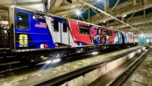 MTA Train celebrating France