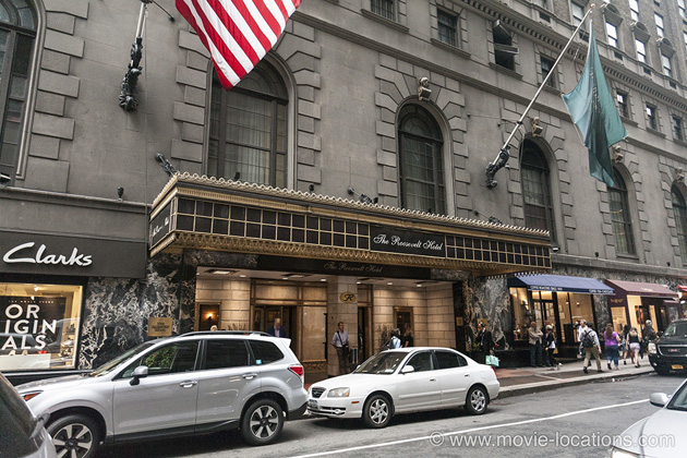 Maid In Manhattan film location: The Roosevelt Hotel, 45 East 45th Street, midtown New York
