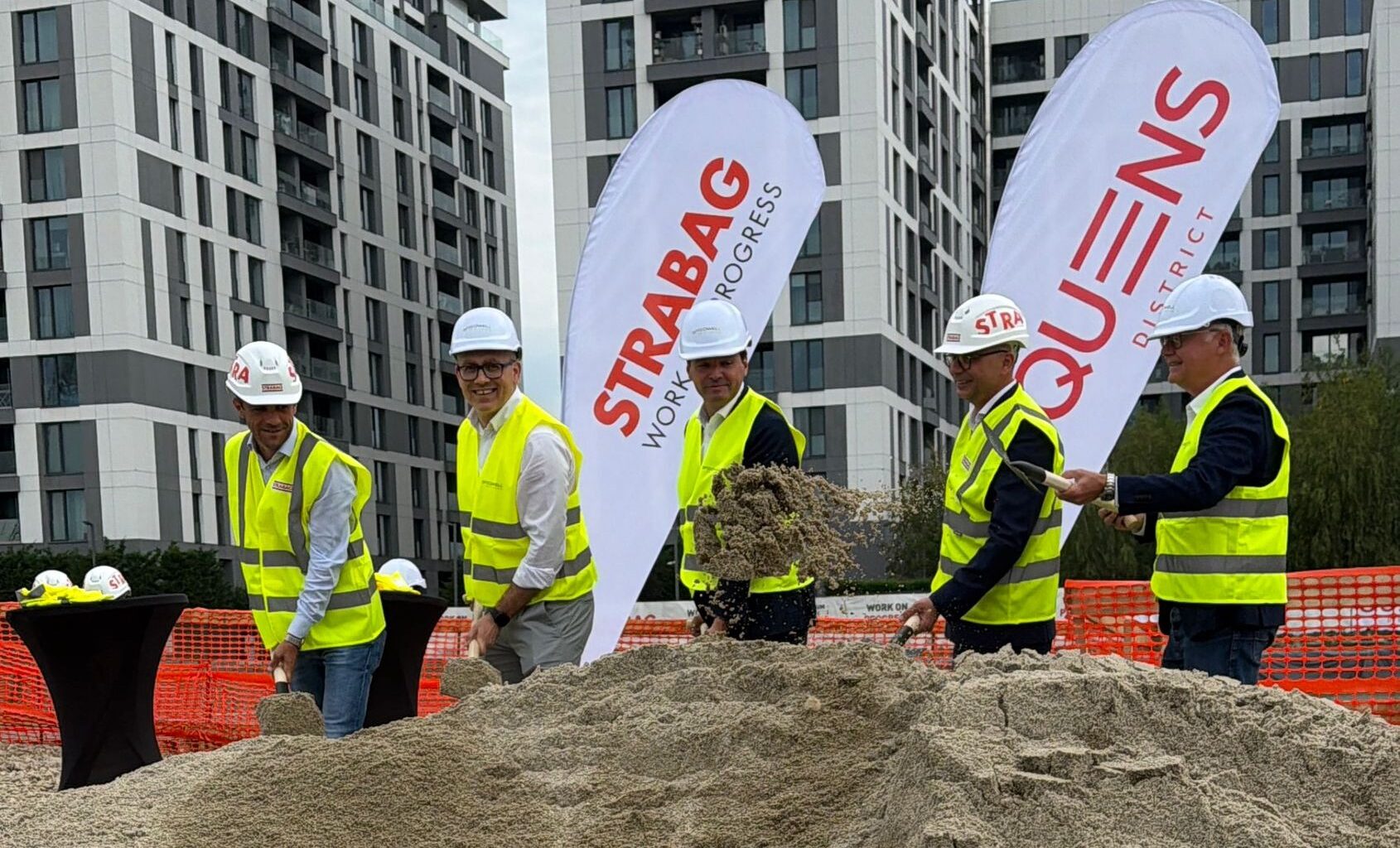 STRABAG becomes general contractor and first tenant of QUEENS District, a project developed by SPEEDWELL