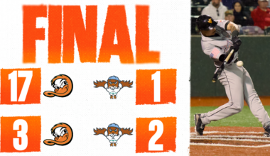 DUCKS SWEEP A PAIR IN STATEN ISLAND