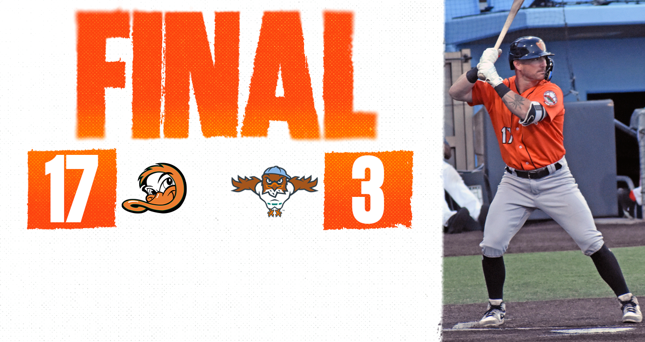 DUCKS GROUND FERRYHAWKS WITH BIG DAY FROM THE BATS