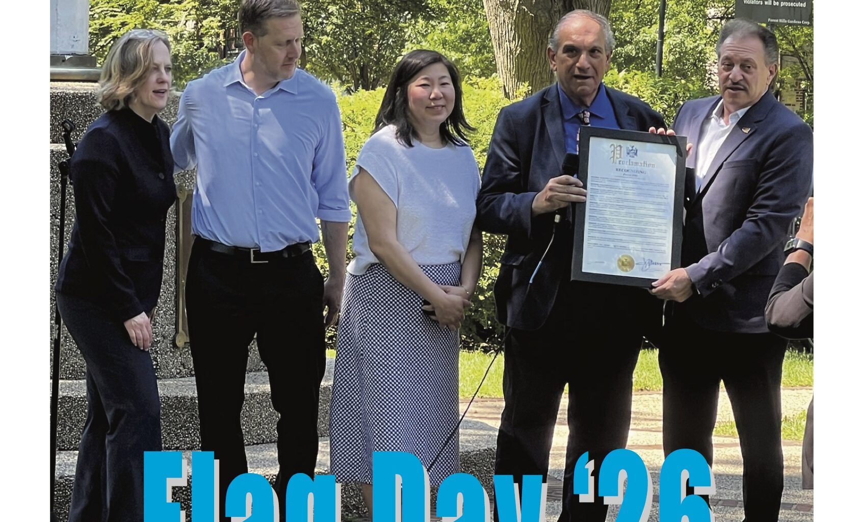 Forest Hills Gardens Flag Day 2026