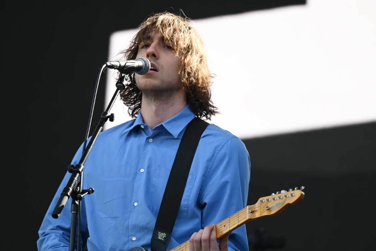 Geese performs at Gov Ball.