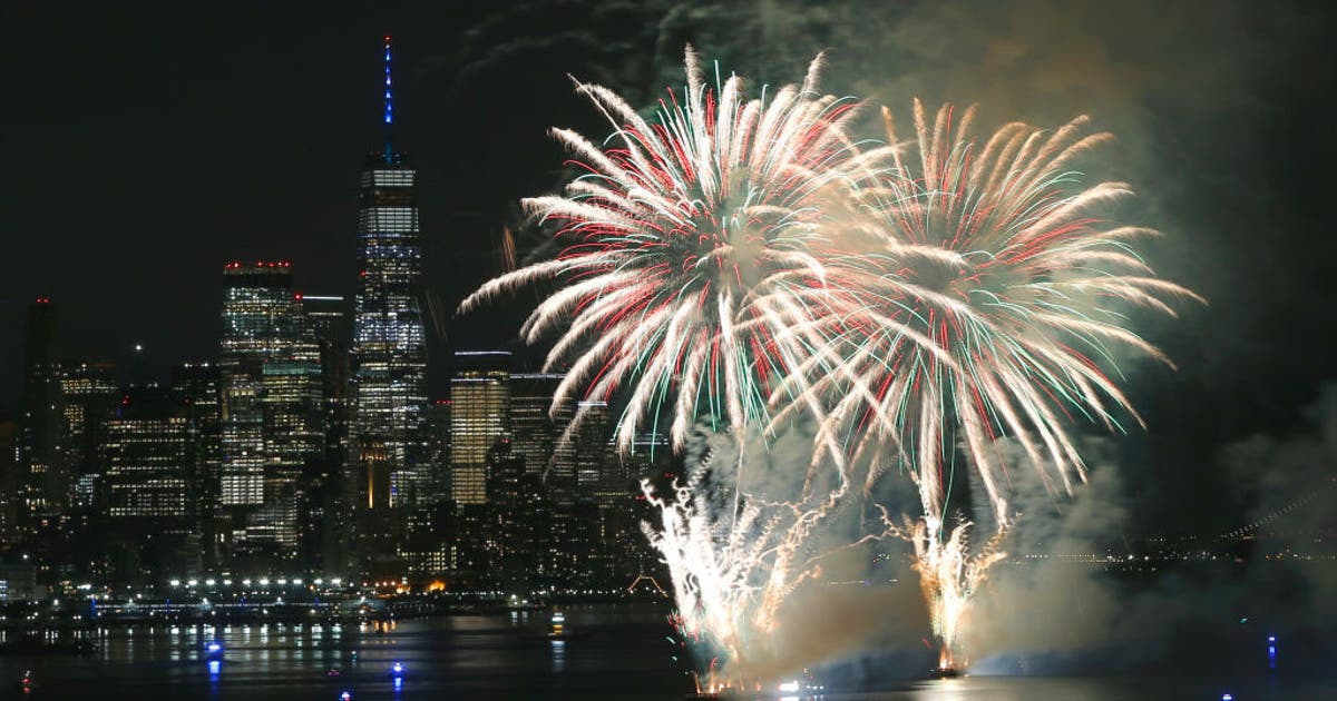NJ fireworks shows for July 4th