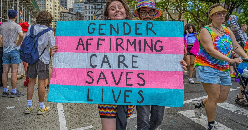 Participants at New York City pride