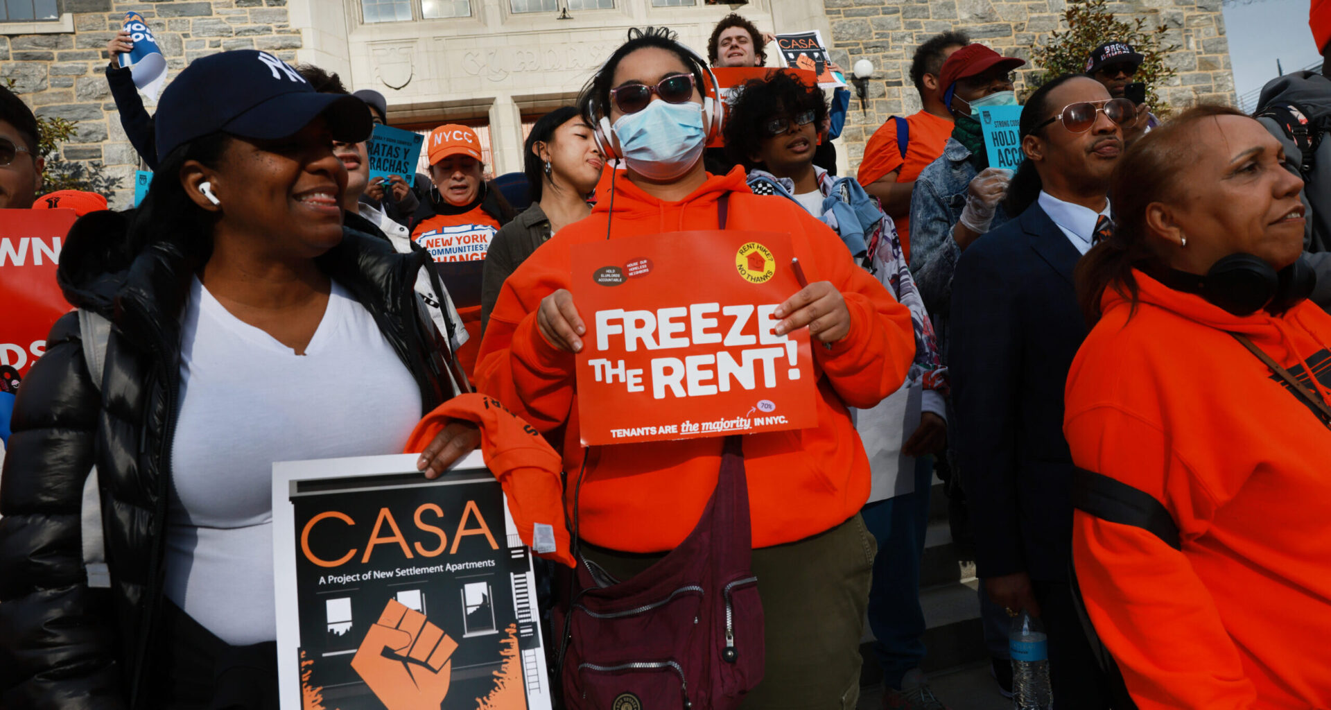 New York City rent freeze approved for rent-stabilized apartments.