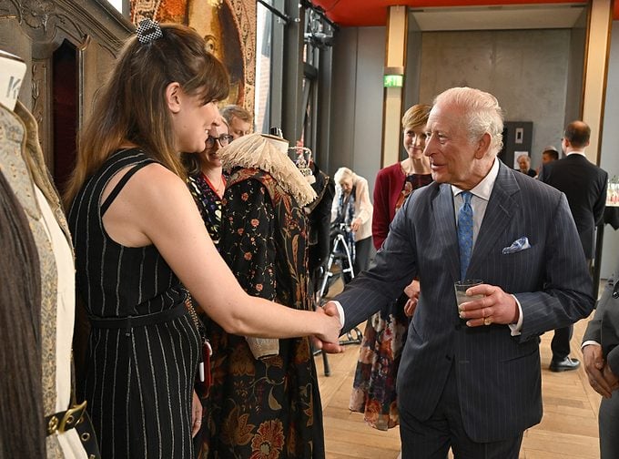 King Charles III Attends A Performance Of The Tempest In Stratford-upon-Avon
