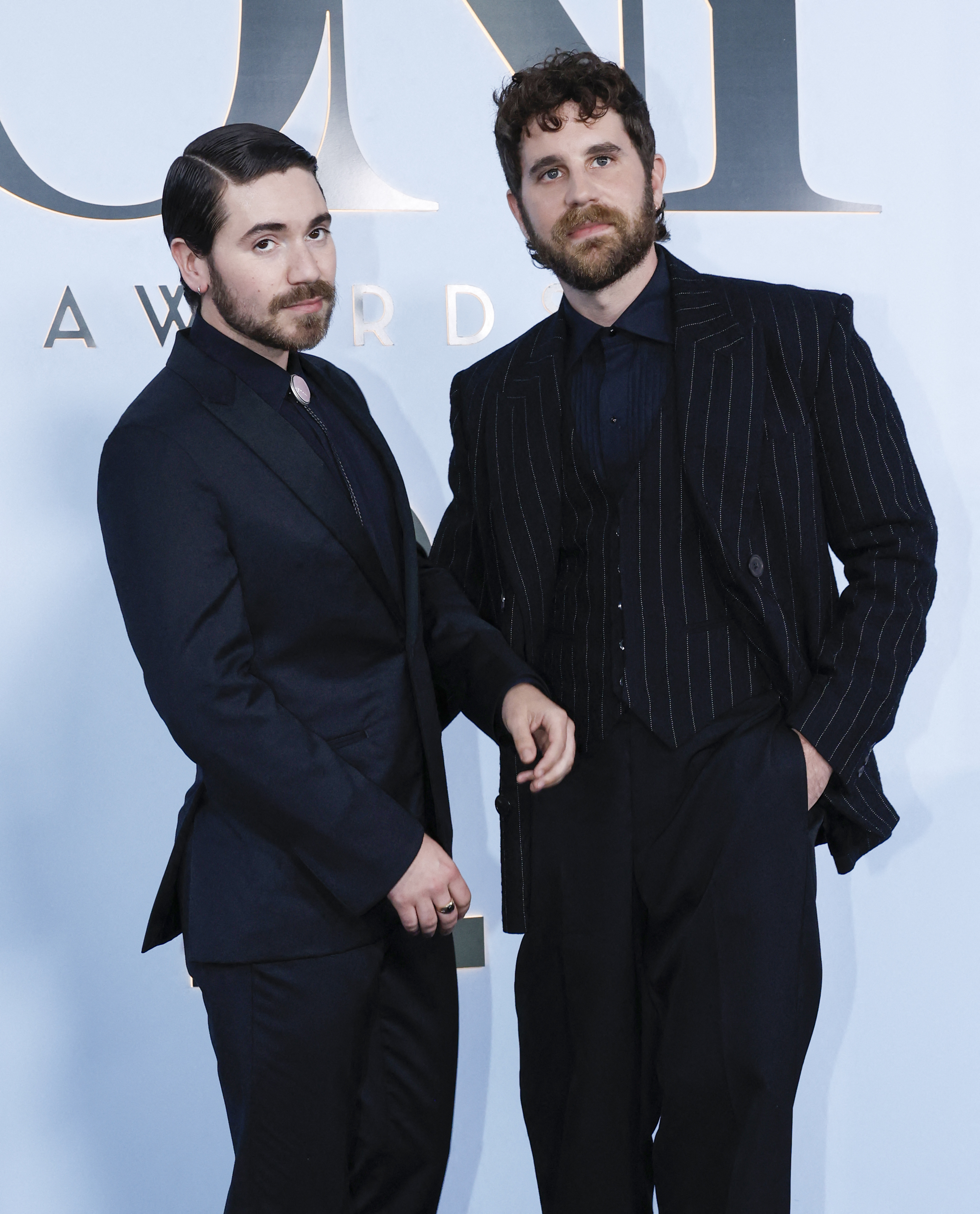 US actors Ben Platt and his husband Noah Galvin (L) attend the 79th Annual Tony Awards at Radio City Music Hall in New York on June 7, 2026. (Photo by kena betancur / AFP via Getty Images)