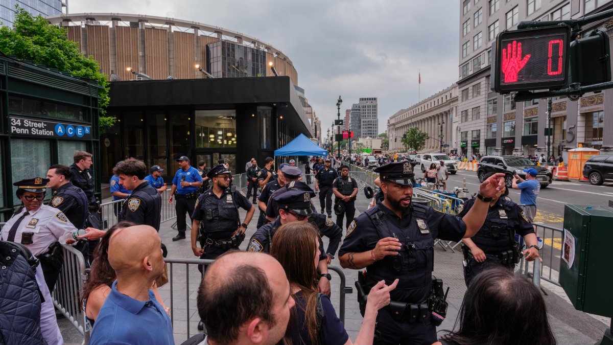 Why no watch party for fans outside Madison Square Garden – NBC New York