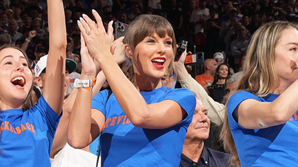 Taylor Swift attends Knicks–Spurs Game 4 of the NBA Finals – NBC New York