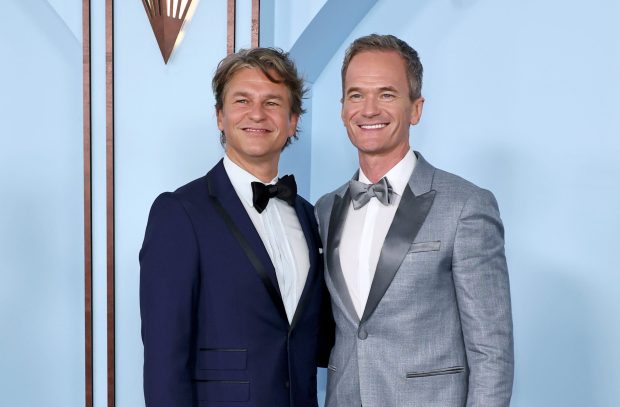 (L-R) David Burtka and Neil Patrick Harris attend the 79th Annual Tony Awards at Radio City Music Hall on June 7, 2026 in New York City. (Photo by Jamie McCarthy/Getty Images)