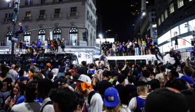 What The Streets in New York Looked Like After the Knicks Won