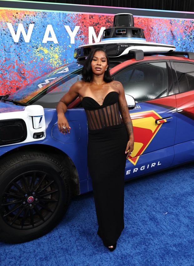 NEW YORK, NEW YORK - JUNE 22: Jordan Chiles attends the SUPERGIRL World Premiere on June 22, 2026 in New York City. (Photo by Jamie McCarthy/Getty Images for Warner Bros. Pictures)