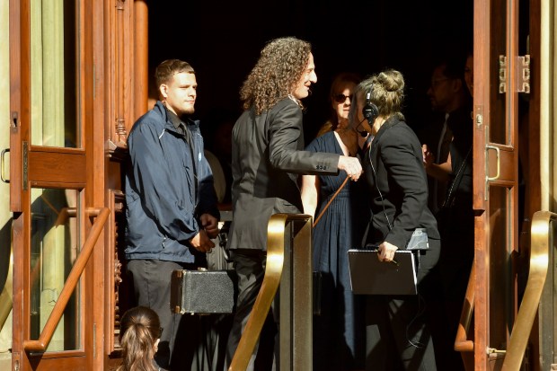 NEW YORK, NEW YORK - JUNE 29: Kenny G attends the funeral of Clive Davis on June 29, 2026 in New York City. (Photo by Noam Galai/Getty Images)