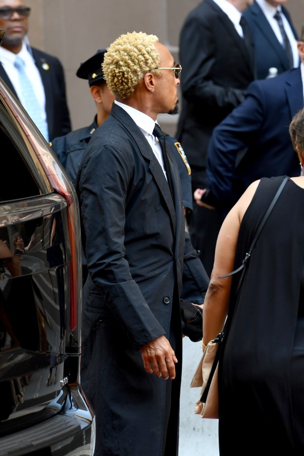 NEW YORK, NEW YORK - JUNE 29: Dallas Austin attends the funeral of Clive Davis on June 29, 2026 in New York City. (Photo by Noam Galai/Getty Images)