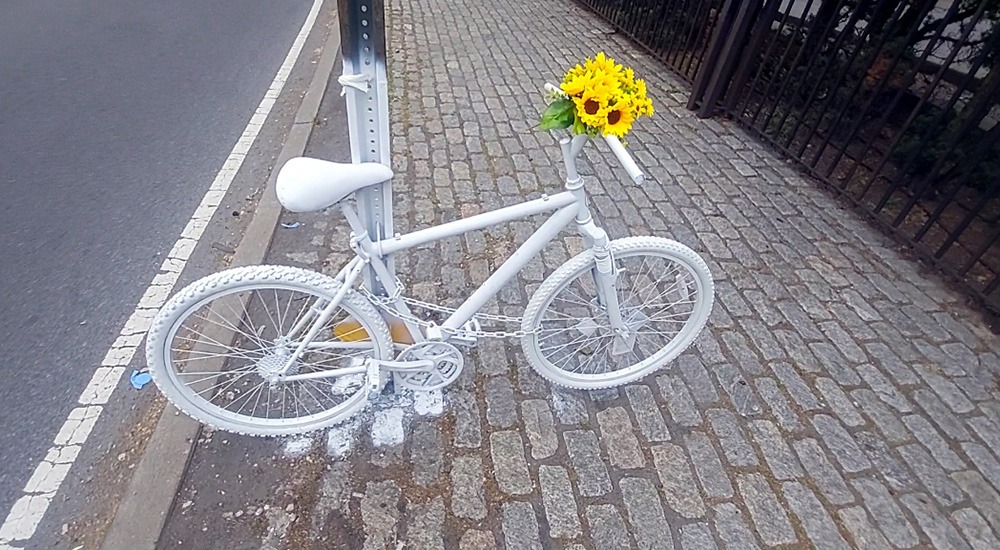 “Ghost Bikes” and Ride of Silence Honor Fallen Cyclists and E-Bikers