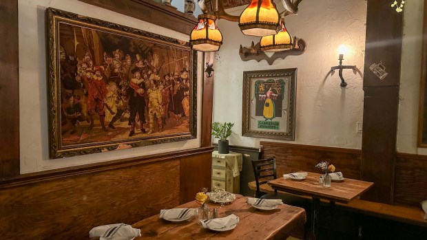 Heidelberg Restaurant in Yorkville, Manhattan. (Photo by Kaitlyn Rosati)
