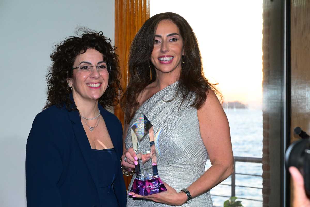 Hon. Lara Genovesi with Brooklyn Women's Bar Association President Lisa Michael