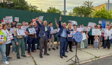 ‘Not for sale’: Middle Village community rally against proposed lithium-ion battery facility – QNS