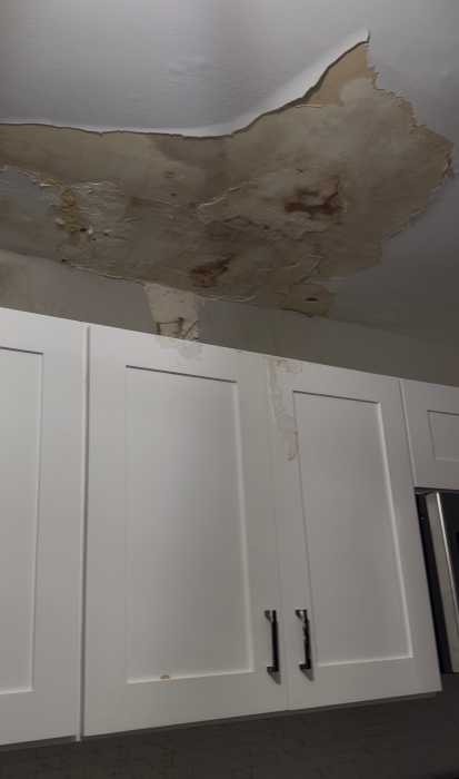 Flood damage in one apartment. Photo via AAFE.