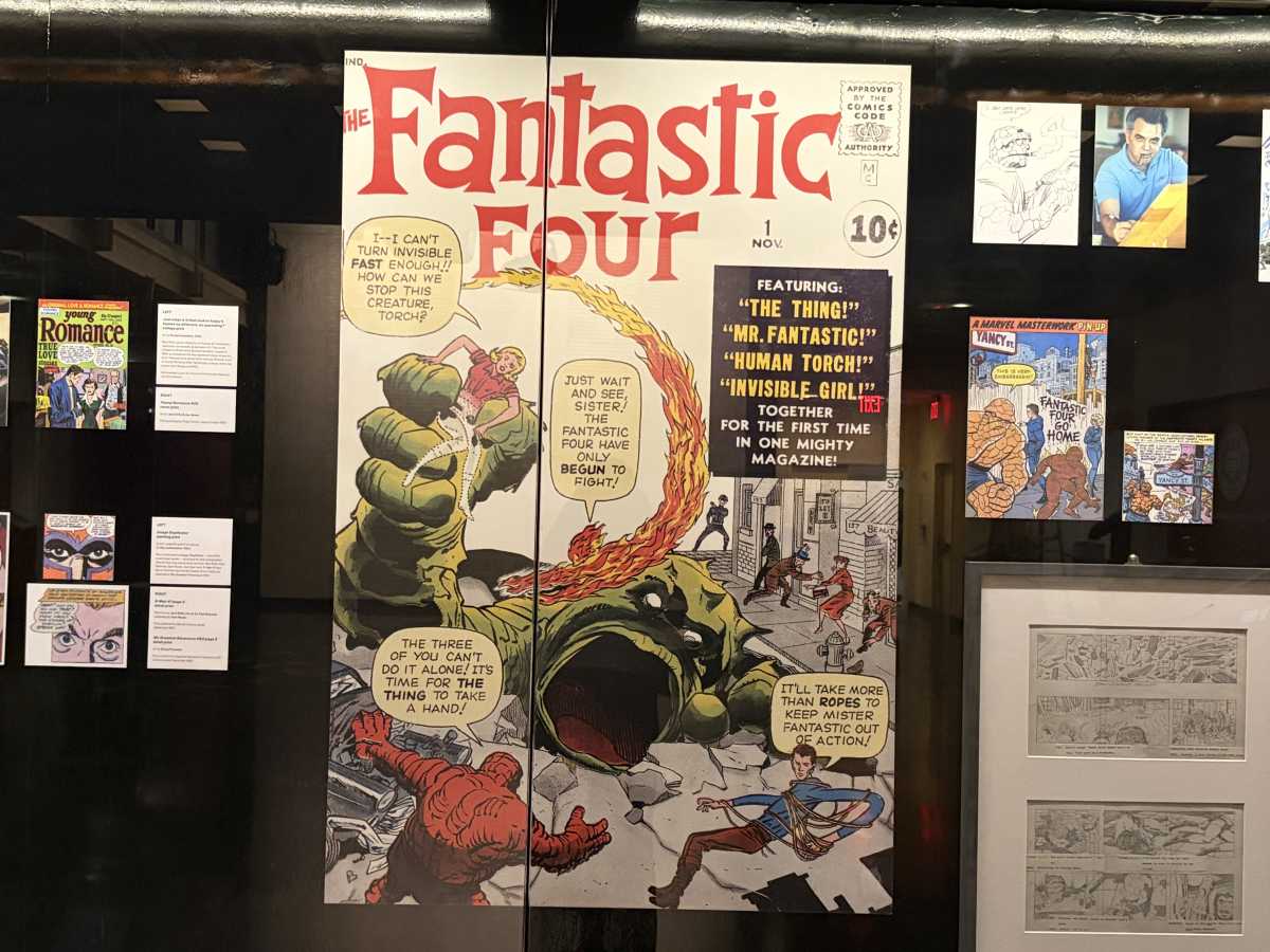 The Center for Jewish History is hosting an exhibit on Jack Kirby.