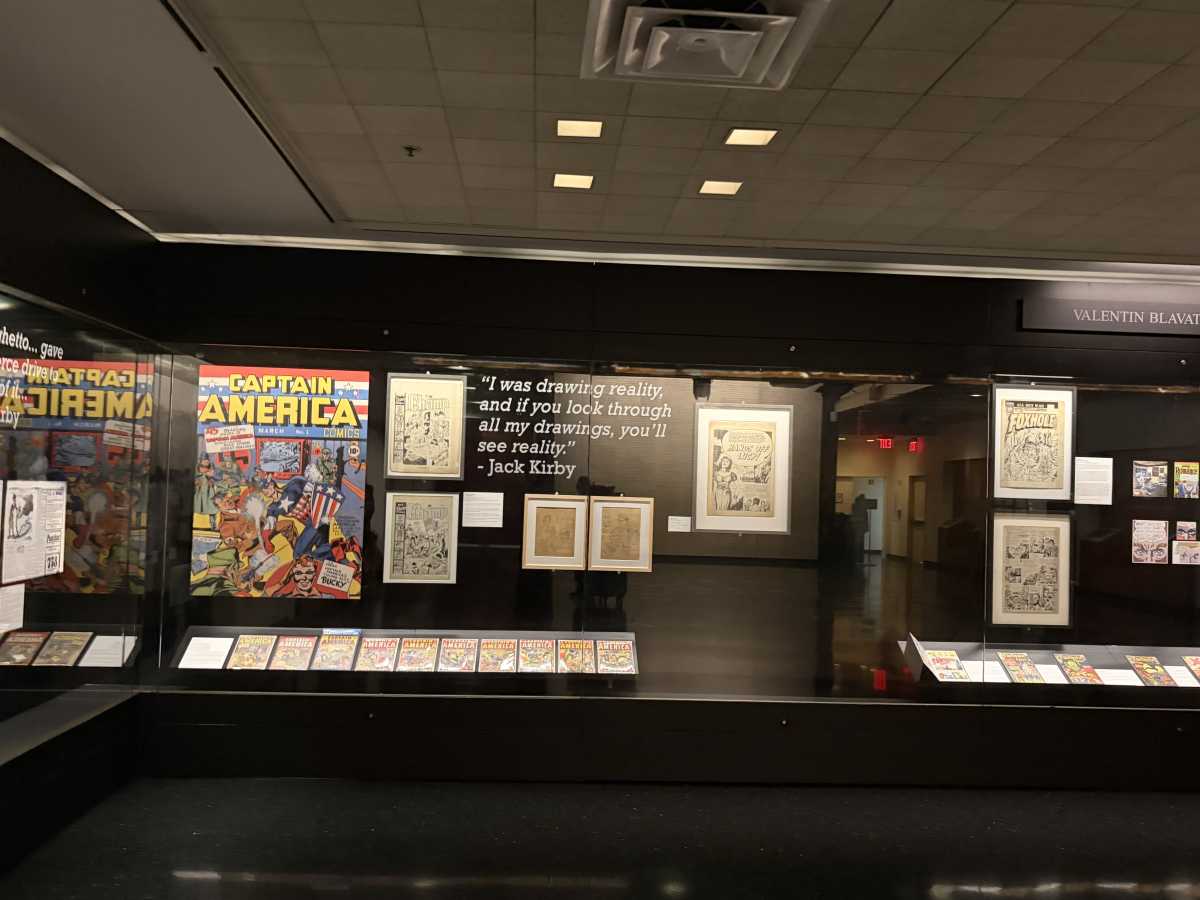 The Center for Jewish History is hosting an exhibit on Jack Kirby.