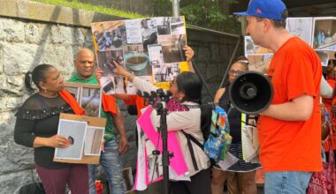 Tenants rally outside Bronx Housing Court, demand repairs from notorious landlord David Kleiner – Bronx Times