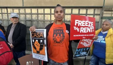 rent freeze rally