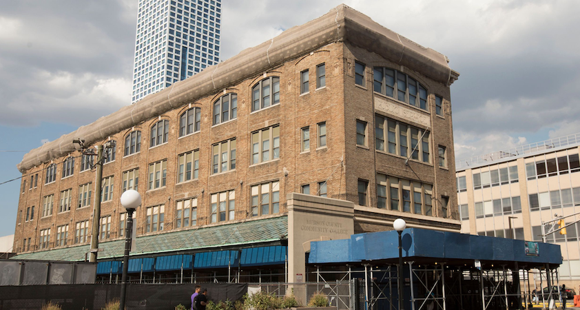 The Centre Pompidou × Jersey City museum was slated for 25 Journal Square, a building that was constructed in 1912 originally as a PSE&G office building.