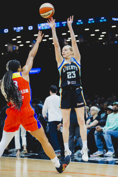 May 29th, 2026; The New York Liberty defeat the Phoenix Mercury 75-68 at Barclays Center in Brooklyn, NY (Photos by. Brandon Todd/New York Liberty)