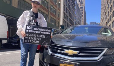 'This Neighborhood Is Like a Hornet's Nest': Protesters Are Calling Attention to ICE Vehicles Parked on Manhattan Streets