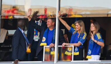 Dutch king and queen arrive at Kansas City stadium