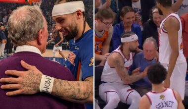 Former NYC Mayor Bloomberg congratulates 'new friend' Knicks guard Jose Alvarado after viral collision in Game 3