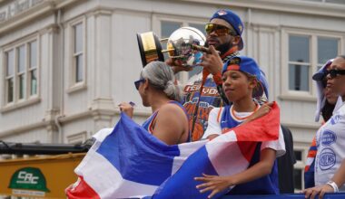 New York Knicks revel in their NBA victory parade as joyous fans and celebs fill the streets