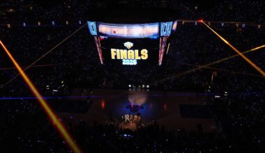 Fans pack Madison Square Garden ahead of the first half of Game 4 of the NBA Finals on Wednesday, June 10, 2026. (AP Photo/Frank Franklin II)