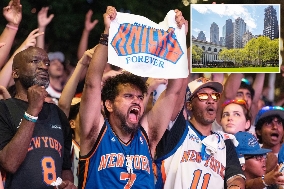 Knicks watch party to be held at Bryant Park after NYC axed planned event outside MSG
