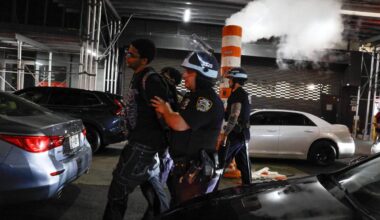 Knicks’ title celebration leads to 63 arrests, injuries to 10 officers, NYPD says