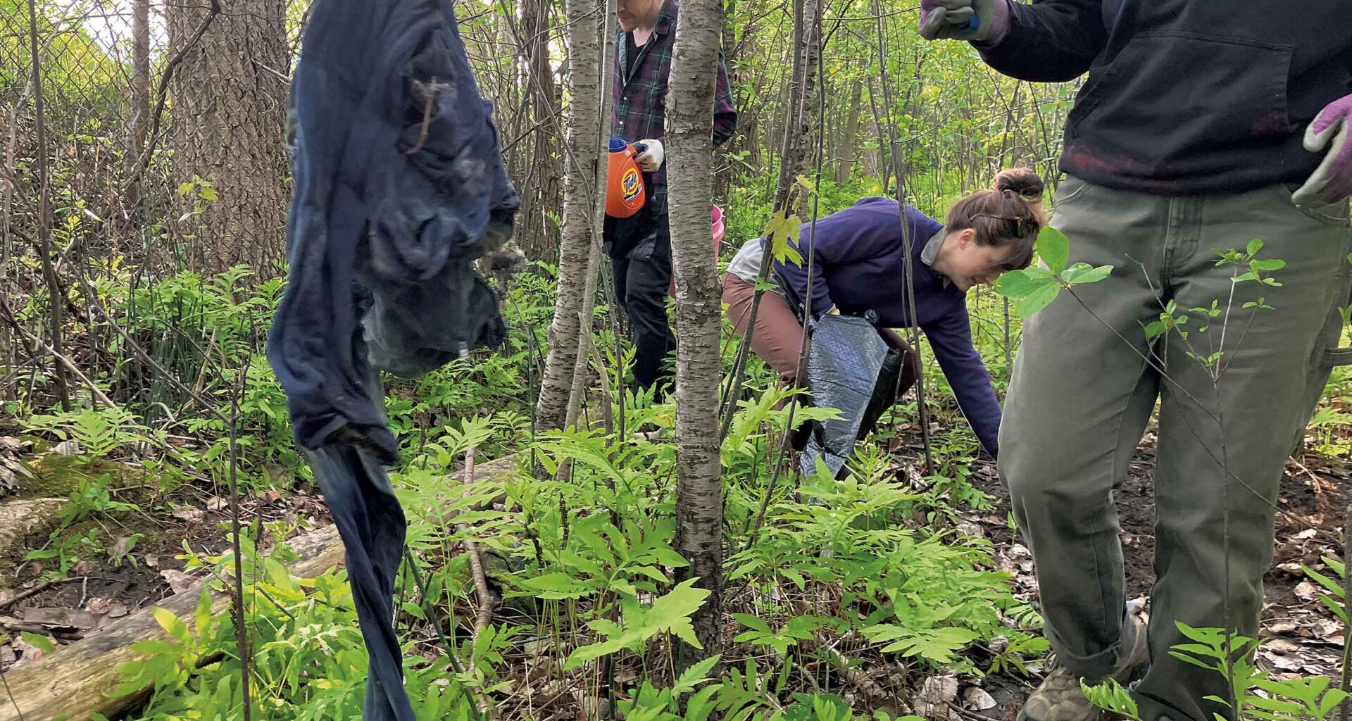 Queen City Volunteers Pitch In to Clean Up Trouble Spots