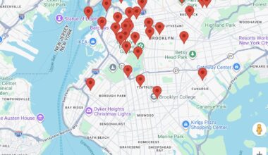 Map of Make Music events in Brooklyn this weekend. Map: Make Music New York