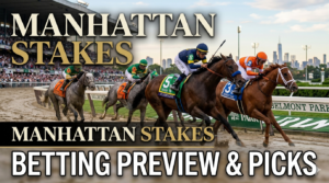 Saratoga hosts high-quality racing action on June 6, as the G1 Manhattan Stakes is due off at 5:46 PM ET. Find our picks here.