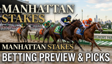 Saratoga hosts high-quality racing action on June 6, as the G1 Manhattan Stakes is due off at 5:46 PM ET. Find our picks here.