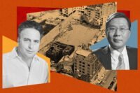 Maverick Real Estate Partners’ David Aviram and Xinyuan Real Estate's Yong Zhang with 135-35 Northern Boulevard