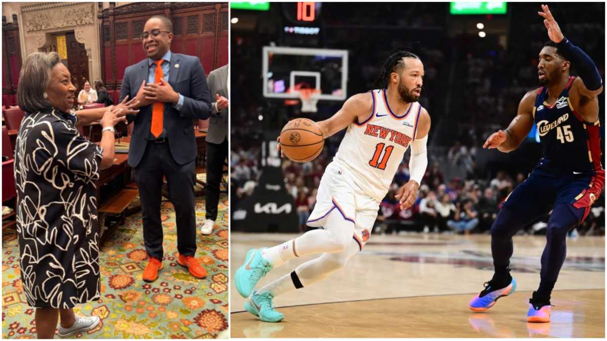 Brooklyn pol marks ‘Sneaker Day’ as Knicks rally to historic NBA Finals win • Brooklyn Paper