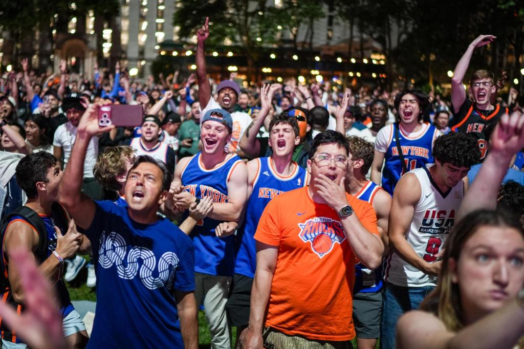 Knicks fever is colliding with World Cup buzz, and New York soccer bars are trying to juggle both