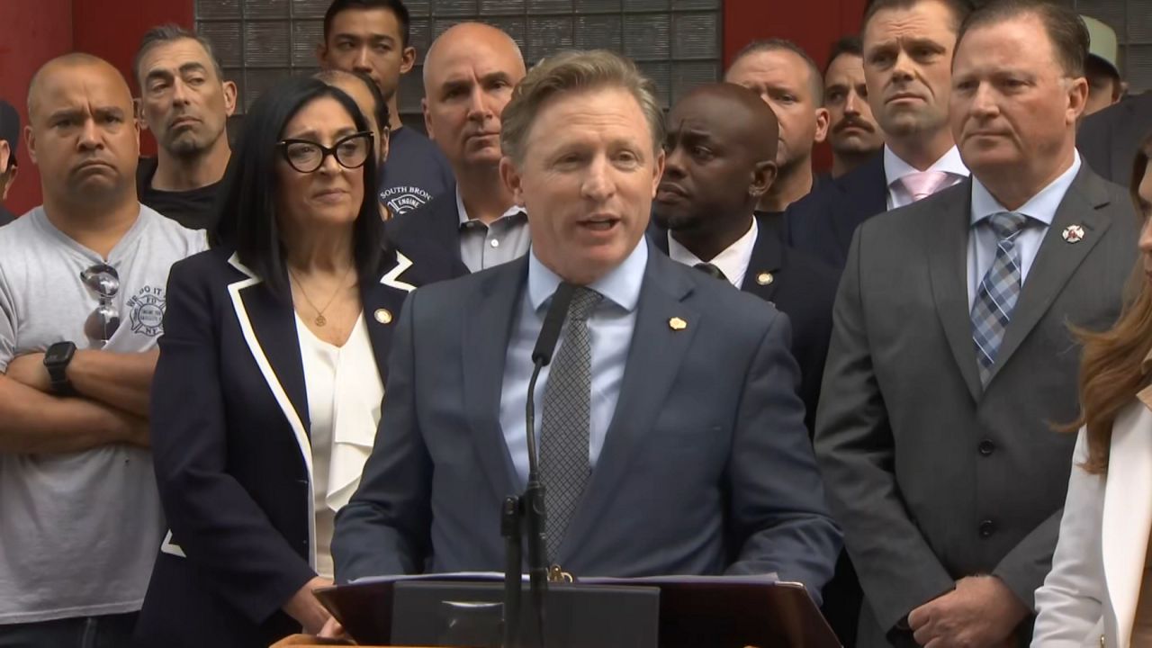 Most fire engine companies in the city had a fifth person until 2011, when that role was reduced to help balance the city’s budget in response to the financial crisis. (Spectrum News NY1)
