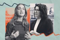 State Senator Julia Salazar and Assembly Member Gabriella Romero