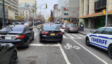 Protected bike lane coming to Adams Street near Brooklyn Bridge to curb illegal parking