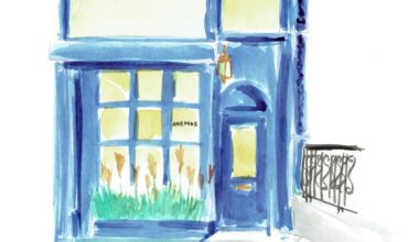 An illustration of Aenmos' New York Pop-Up Shop.