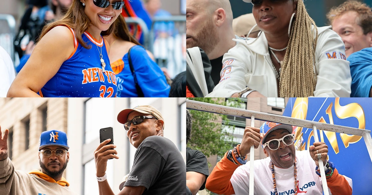 All The Black Stars Who Came Out For The Knicks Championship Parade In NYC