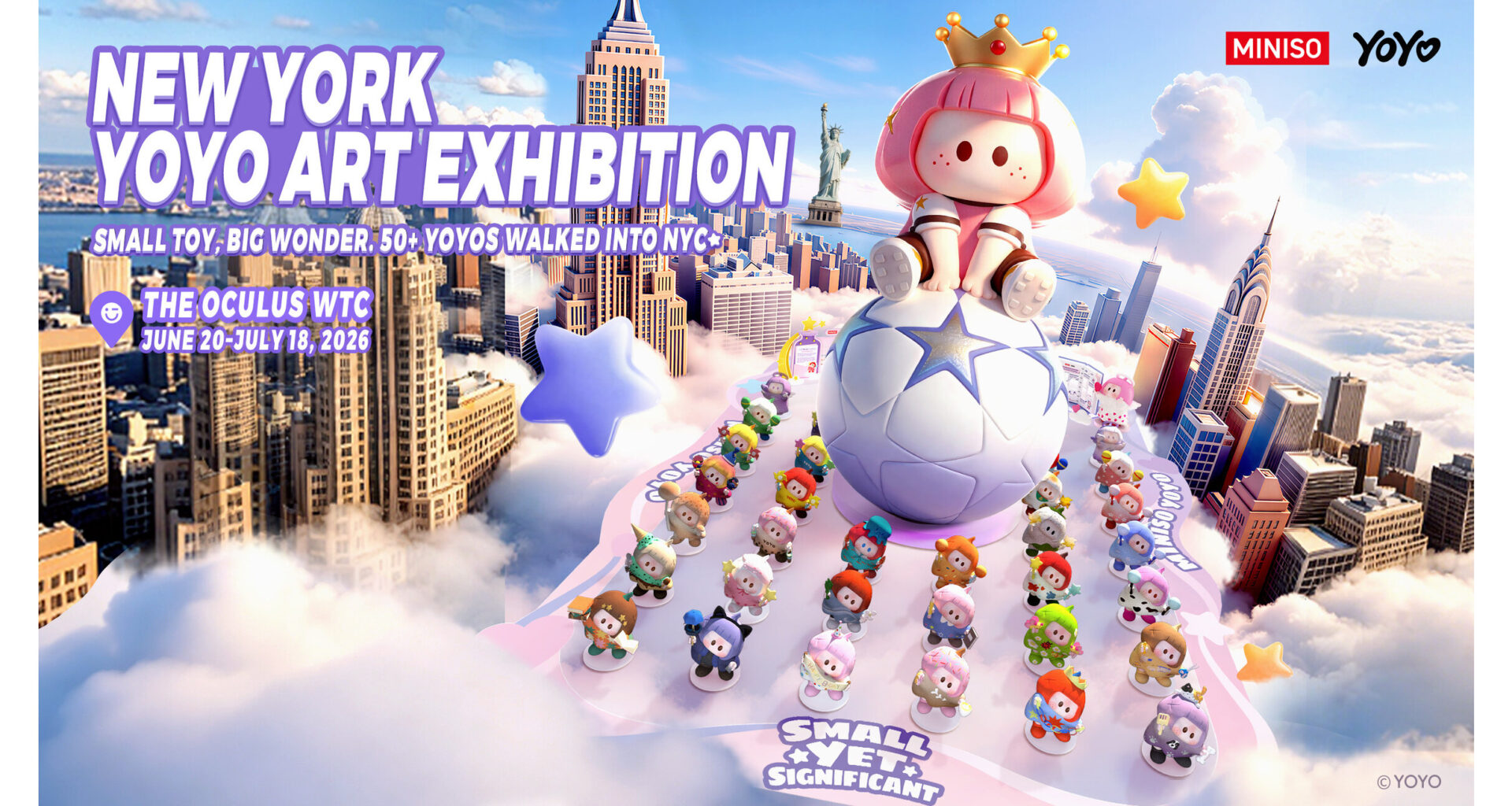 MINISO to Present Biggest-Ever YOYO Art Exhibition at The Oculus, Bringing Fifty Life-sized YOYO Figures into the Heart of NYC